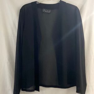 Ladies lightweight shear evening jacket